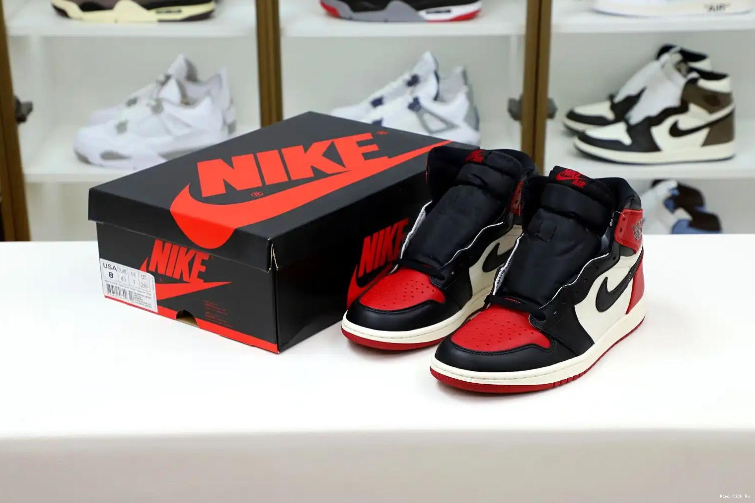 Kimikick 'BRED OG JORDAN 1 RETRO AIR HIGH TOE' 0625